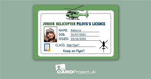 Helicopter Licence for kids